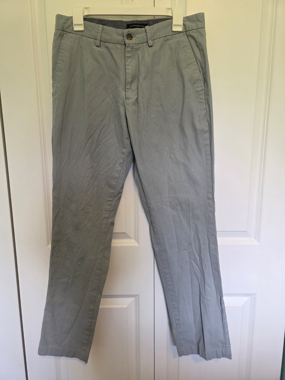 Banana Republic Light Gray Men's Chinos